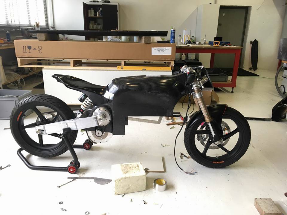 electric caffe racer motorcycle