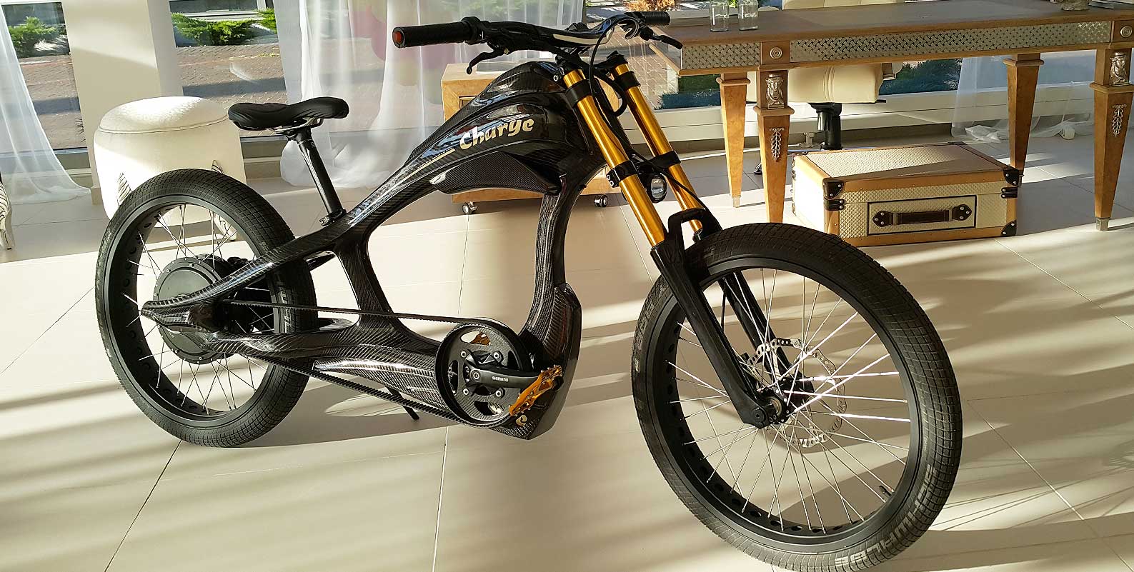 carbon electric bike cruiser
