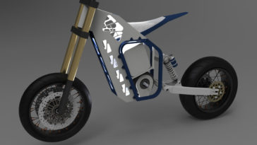 custom electric motorcycle build design