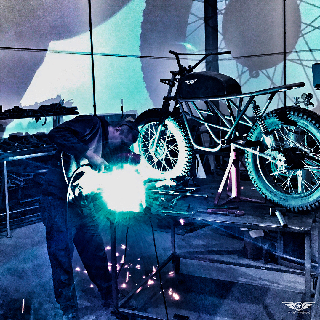 electric scrambler prototype