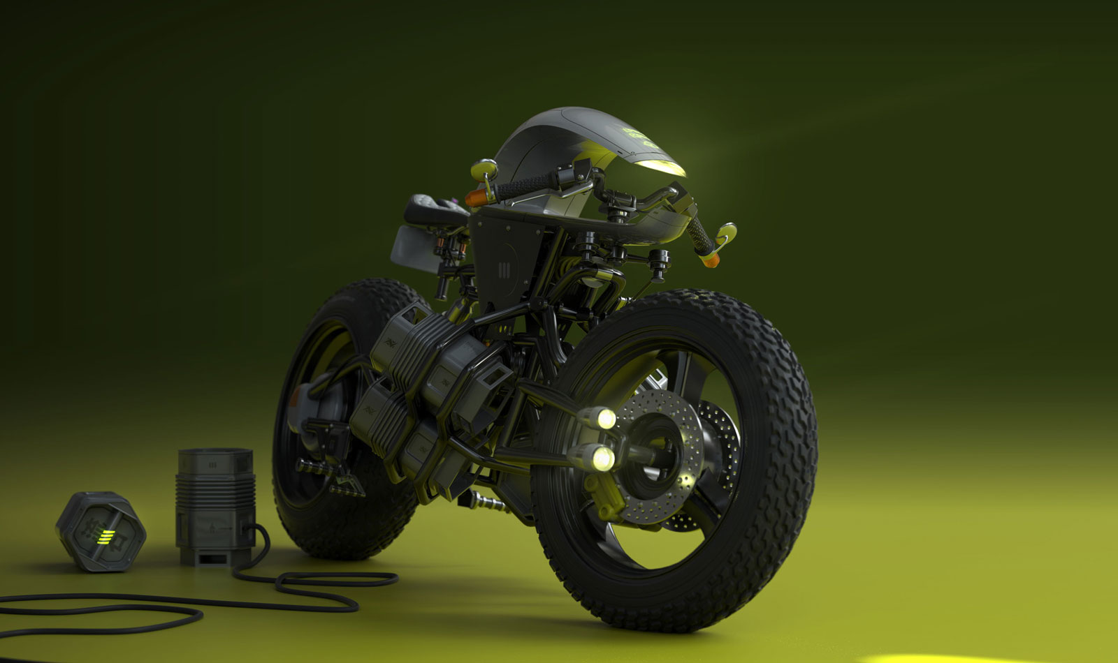 FUTURISTIC MOTORCYCLE CONCEPT