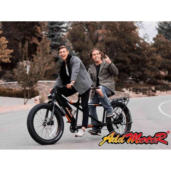 Amazing! 750W 48V 14.5Ah Fat Tire Tandem Electric Bike EvNerds
