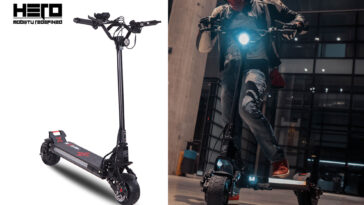 hero rider x8 electric scooter rewiew image
