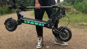 hero rider x electric scooter landing